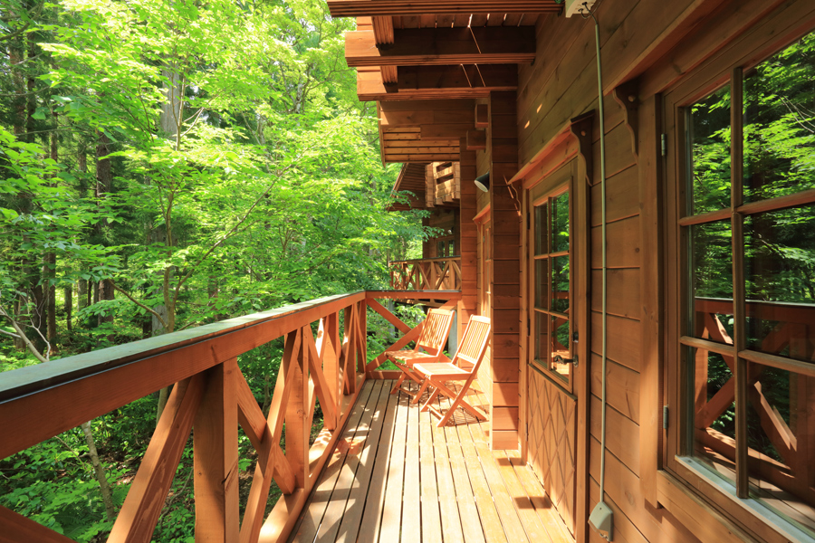 白馬のログコテージ 感木