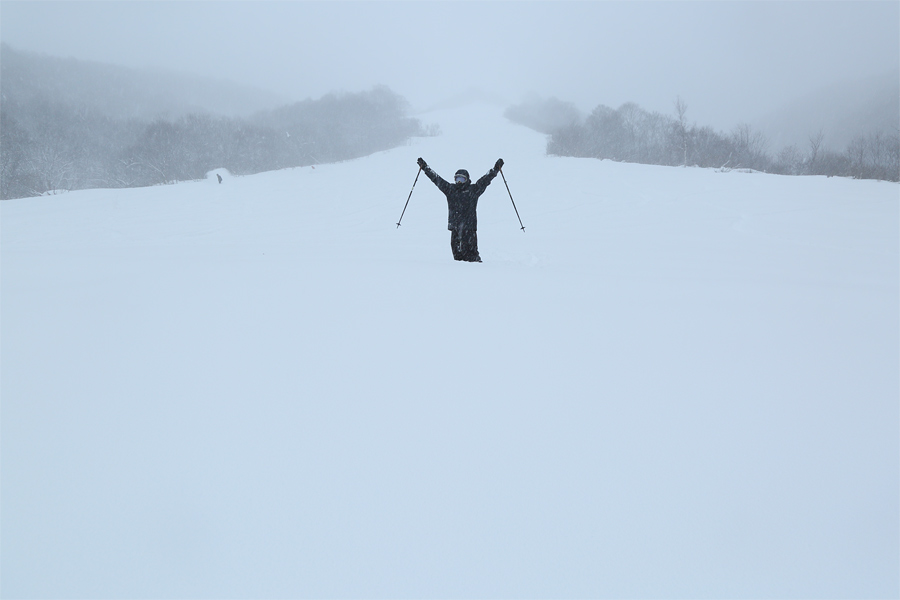 140cm / 雪