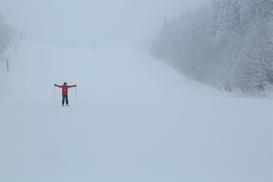 100cm / 雪