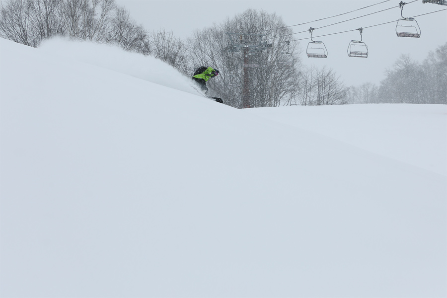 217cm / 雪