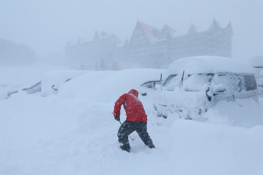 170cm / 雪