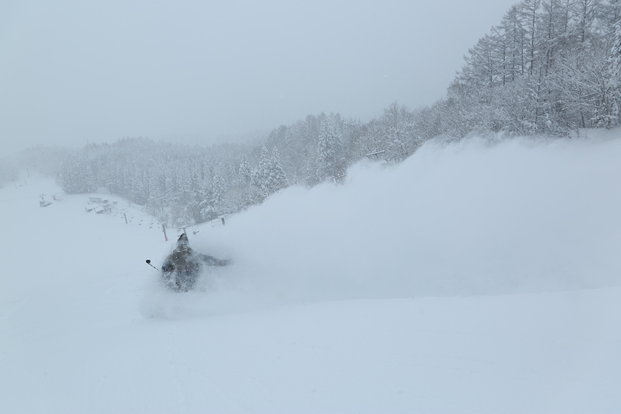 155cm / 雪